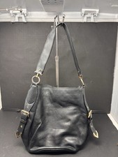 Michael Kors Black Leather Bucket Shoulder Bag