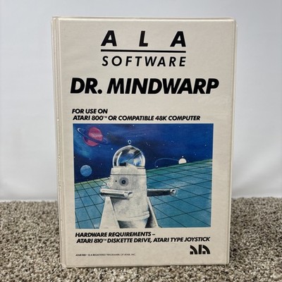 Atari 800 Computer Dr. Mindwarp Floppy Disk Game Ala Software Tested RARE