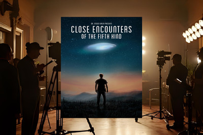 Enge Begegnungen der fünften Art Filmposter/Druck A3/A4/A5 230 g/m² gerahmt