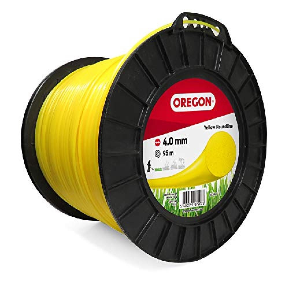 Oregon Filo Giallo 4mm Tondo per Erba Alta e Arbusti - Taglio Netto - 1