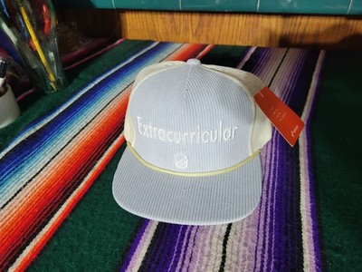 Extracurricular Golf Hat  SAMPLE  Corduroy Blue Adjustable Snapback Trucker