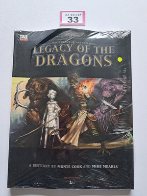 LEGACY OF THE DRAGONS (ARCANA UNEARTH) D&D 3e D20 FACTORY SEALED MONTE COOK