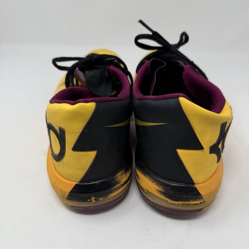 Nike KD 6 Shoes Mens 11 Yellow Peanut Butter & Jelly Kevin Durant Basketball - Picture 3 of 11