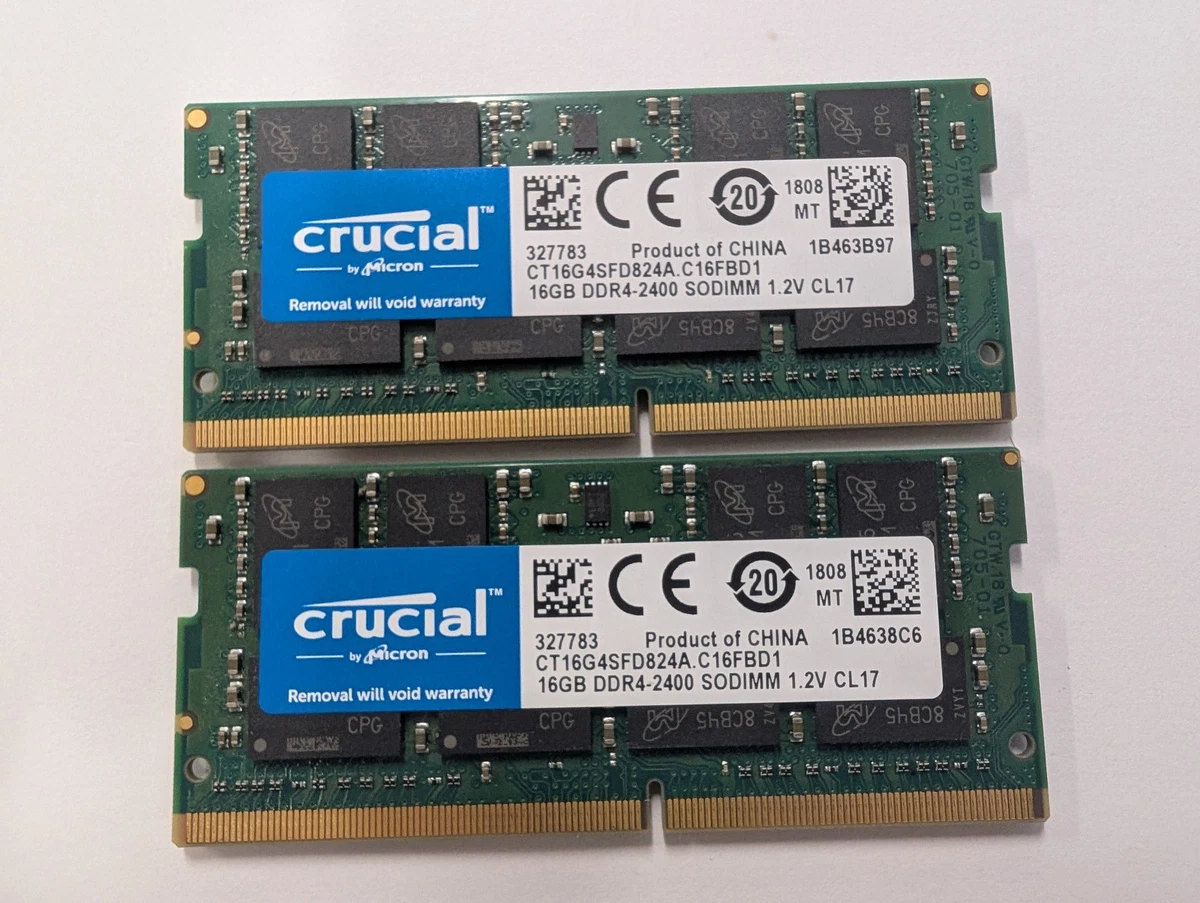 PC4-19200 (DDR4-2400) Bus Speed Computer RAM 16 GB Capacity per