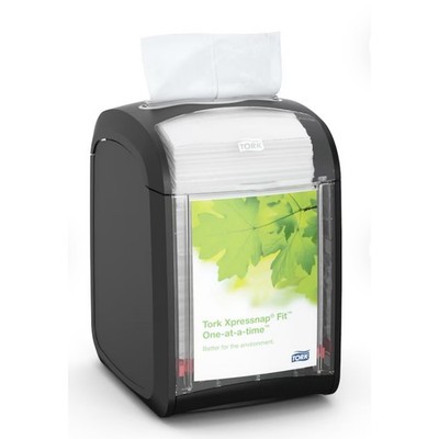 Tork Xpressnap Fit Tabletop Napkin Dispenser Black NEW IN BOX 7232000 Use N14