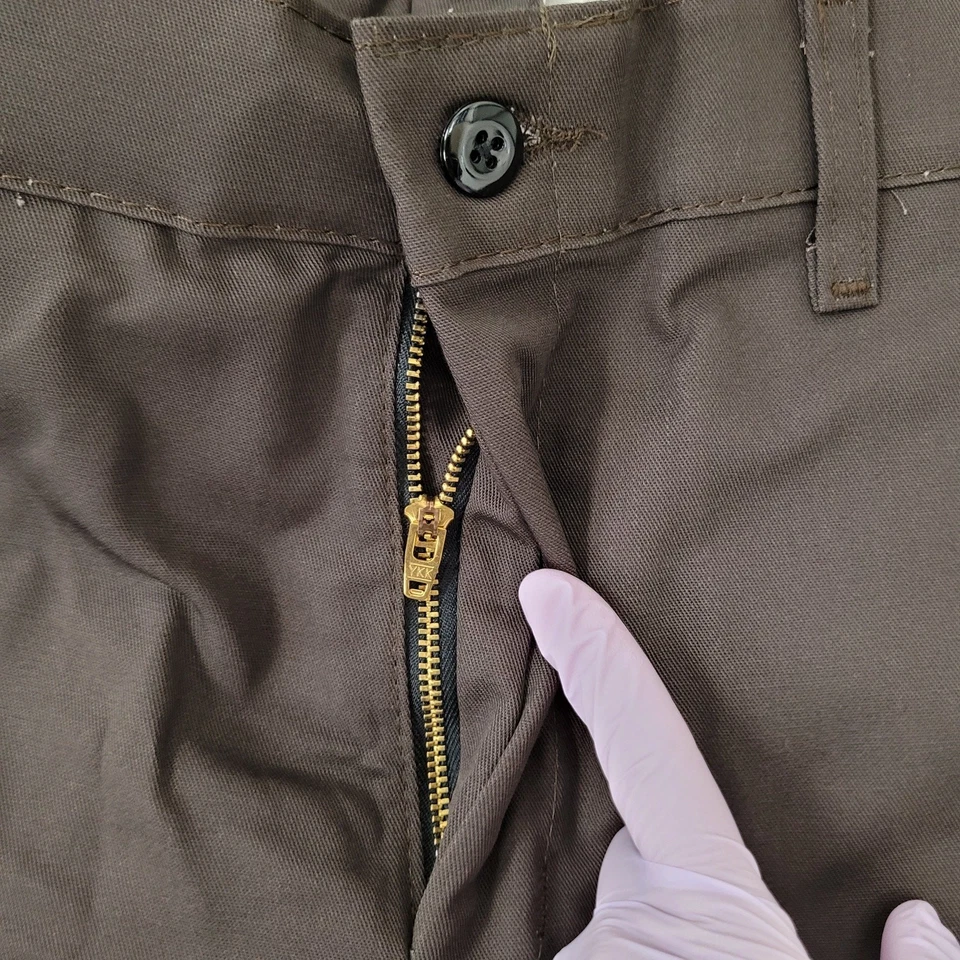 Pantalones cortos vintage Y2K rojo gorra ropa de trabajo 32x9 marrón utilitario Foto 3 de 4