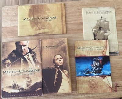 Master and Commander (DVD, 2004, 2-Disc Set, Collector s Edition) + Book & Map