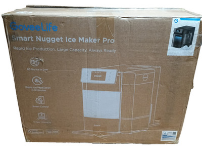GoveeLife Smart Nugget Ice Maker Pro, 60lbs Daily, 6Minute First Ice - Fast Ship