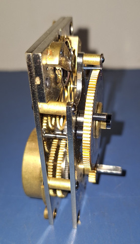 Antique E Howard Boston Mechanical Safe Time Lock Movement Working Unused W/ Key - Picture 6 of 8