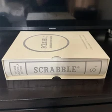Scrabble Vintage Bookshelf Edition Board Game COMPLETE UNUSED Hasbro