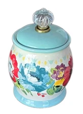 Pioneer Woman ~ SWEET ROMANCE ~ Stoneware ~ Sugar Bowl w/Lid ~ Floral Sugar Pot