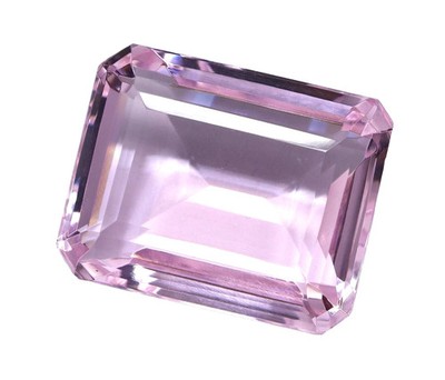 BMR Jewels 700 Ct Natürlicher Pink Topas Smaragdschliff AGL Loser Edelstein
