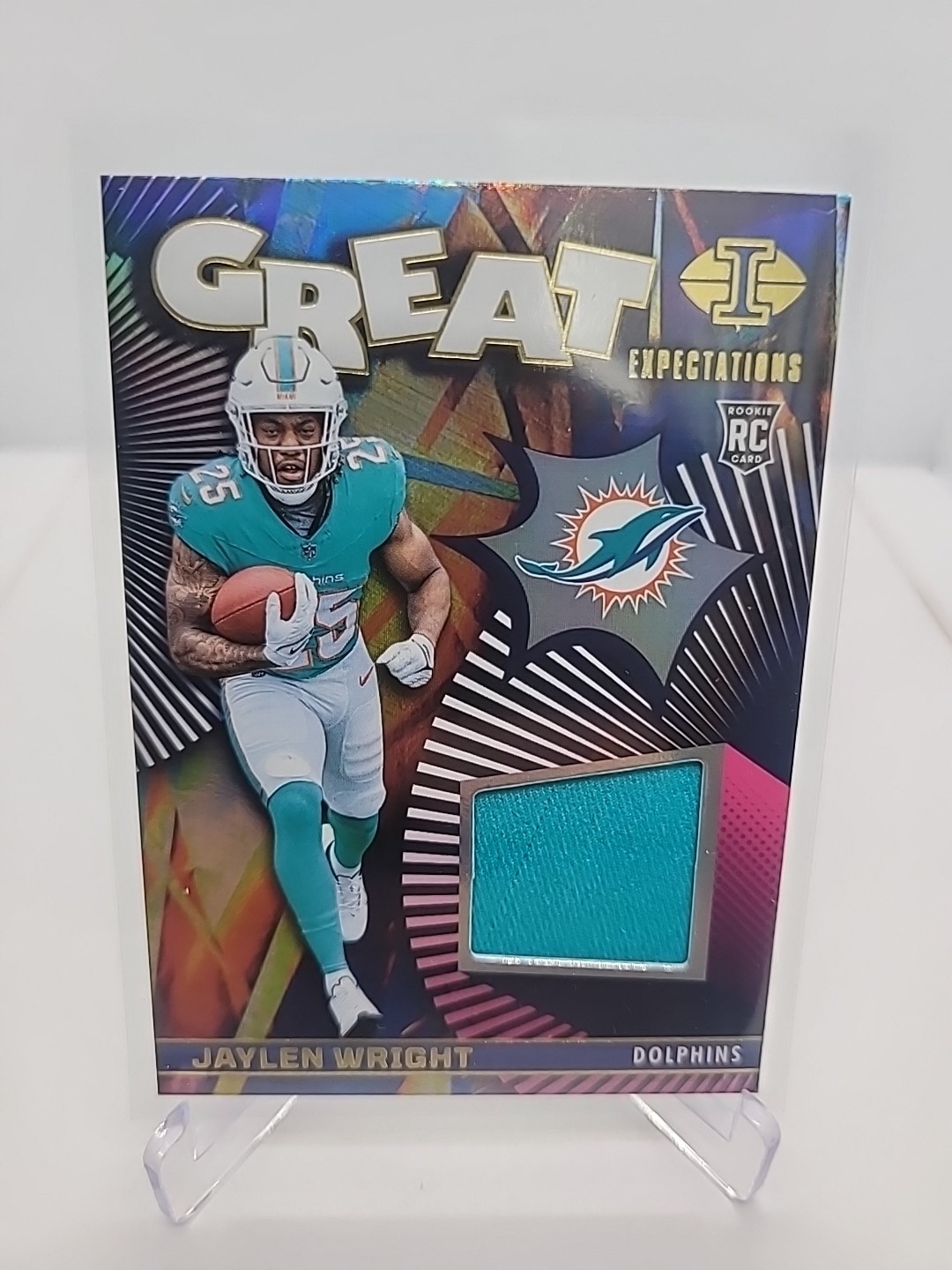2024 Panini Illusions Football Jaylen Wright GREAT EXPECTATIONS Patch RC