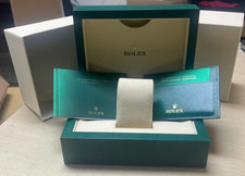 GENUINE ROLEX GMT MASTER II 2018 WATCH BOX SET W/ MANUALS & CARD HOLDER MP666