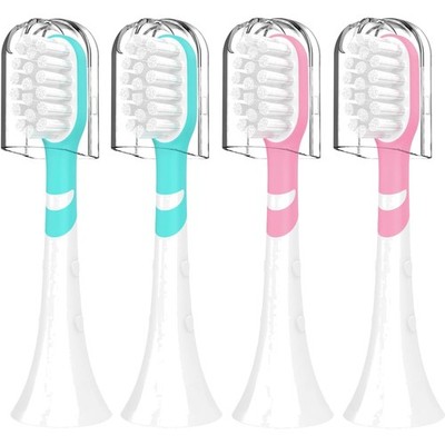 Kinder Zahnbürstenkopf Grün Pink Ersatzbürsten kompatibel Sonicare
