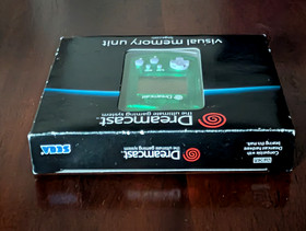 Official Sega Dreamcast VMU Visual Memory Unit Green RARE! Never used! Open box.
