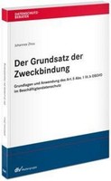 Der Grundsatz Der Zweckbindung, Johannes Zhou