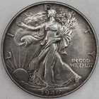 1946 AU+ Walking Liberty Half Dollar