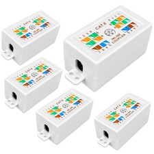 5 Pack Cat6 Unshielded Junction Box Ethernet Cable Splice 110 Krone Punch Down