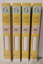 Crafter's Square 4 Rolls Glossy White Permanent Vinyl Adhesive Paper 12"x48"