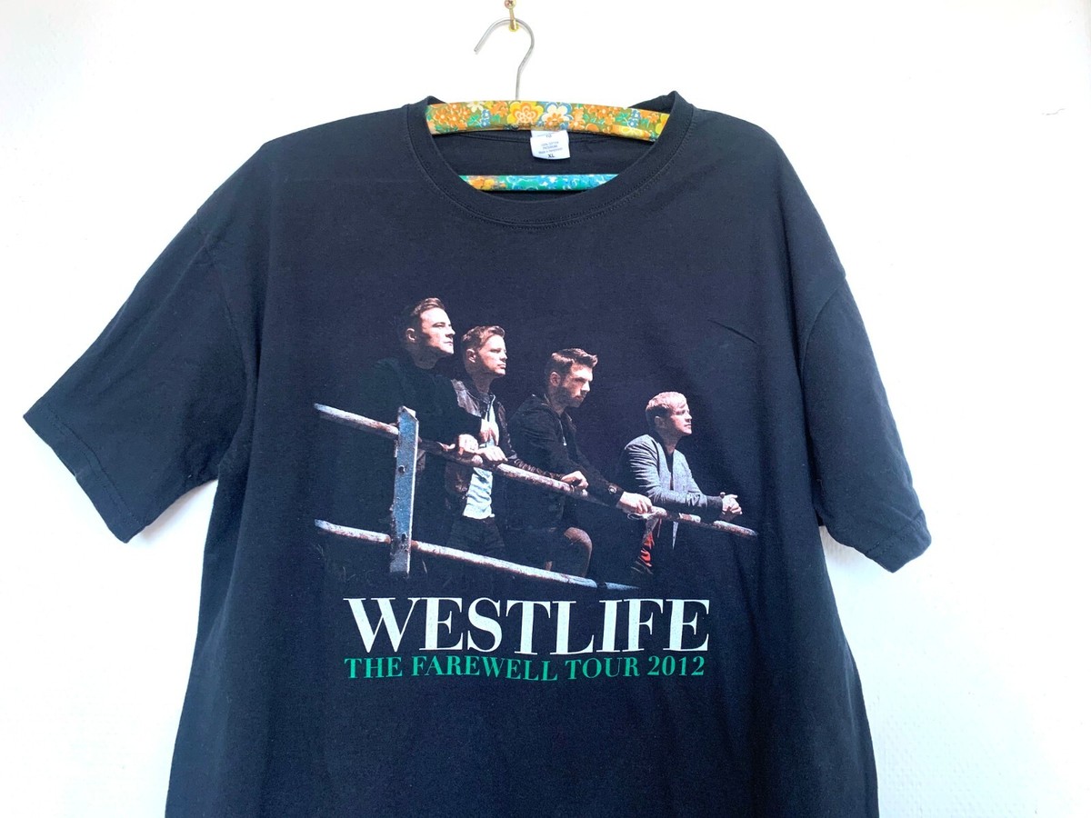 Westlife Farewell Tour T-shirt, Extremely Rare Westlife T-shirt