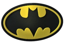 Batman Logo Dark Force PVC Patch w/ Hook (SEAL Special Forces Green Beret) 261