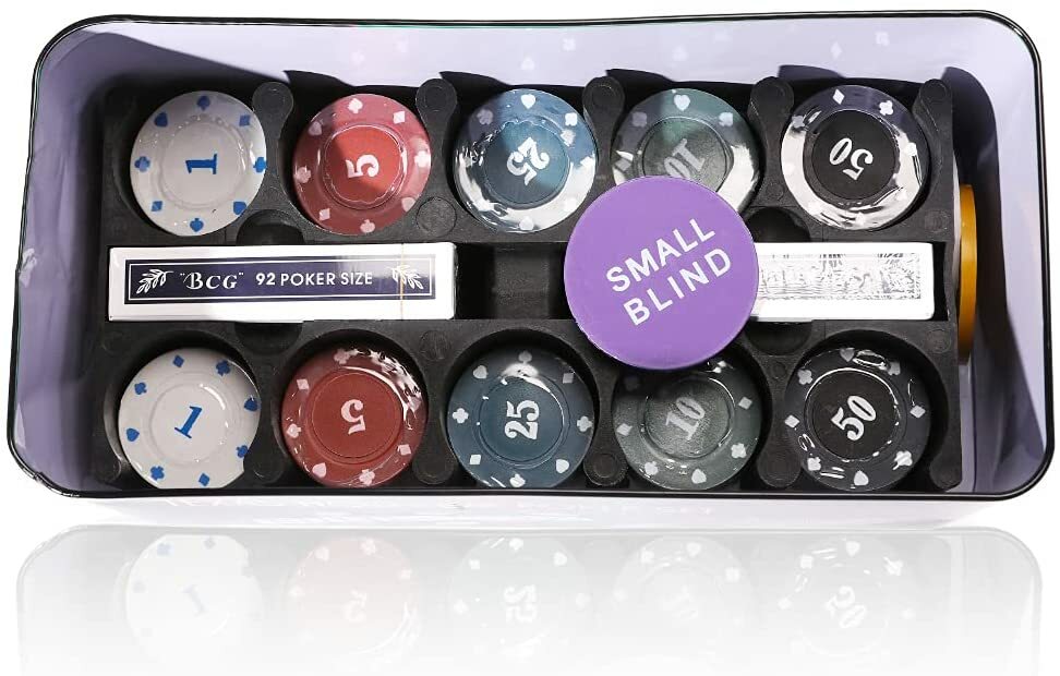 Set Poker Professionale Con 200 Fiches Euro, 2 Mazzi Carte, Panno Verde E Gettoni - Texas Hold'em E Black Jack - Foto 11