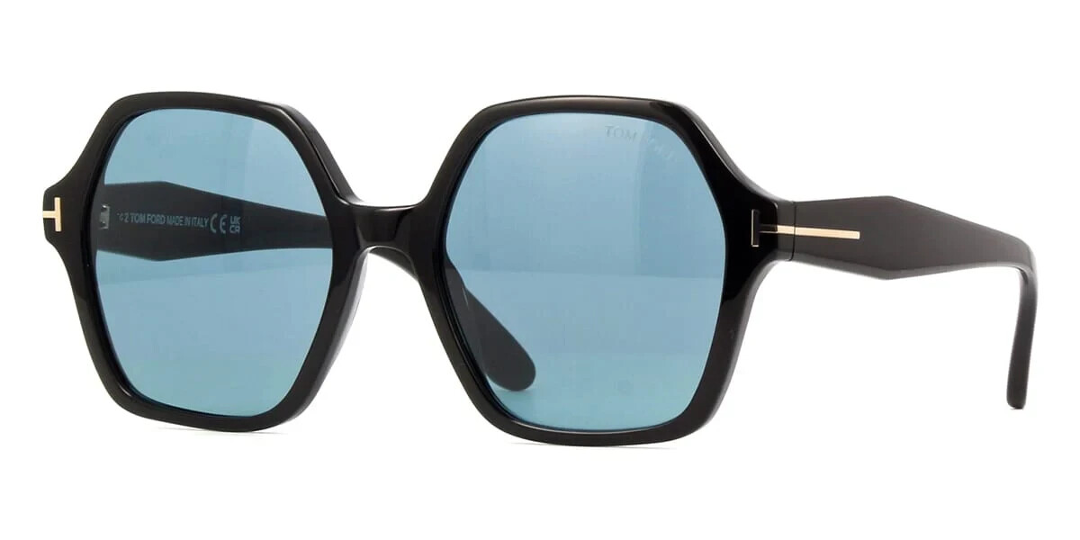 Tom Ford Romy TF1032-F ECO 01A Black Square Sunglasses Frame