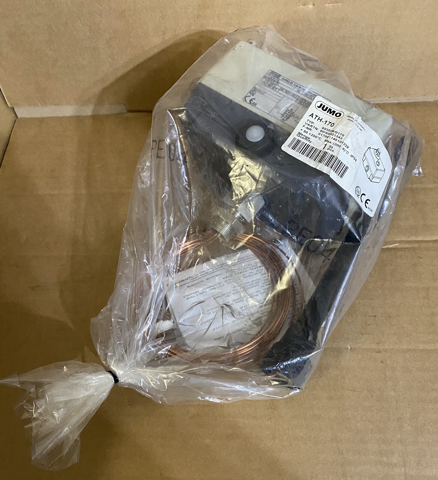 JUMO ATH170 Jumo Type ATH170 Thermostat 603026/0170 IP54 for sale online eBay