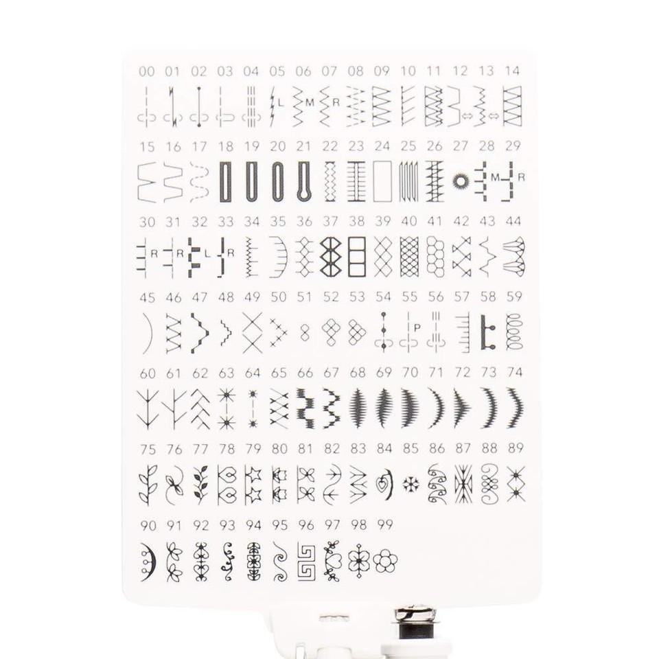 Janome JW8100 FullyFeatured Computerized Sewing Machine with 100