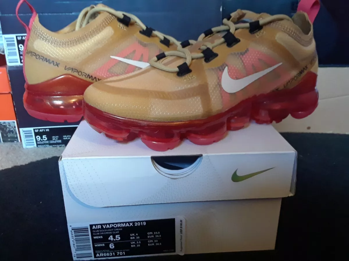 Air vapormax 2019 club gold ember glow hot sale