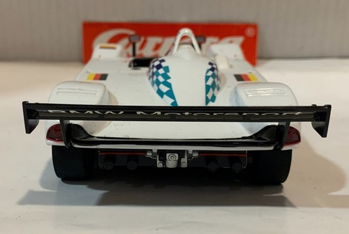 SLOT CAR CARRERA EXCLUSIV 20482 BMW V12 LMR #42 ALMS 2000 1/24 - Foto 4 di 8