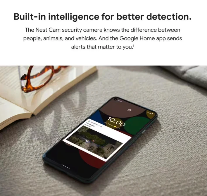 Google Nest Cam With Floodlight - Wired Outdoor Smart Home Security Camera - Image 4 of 4