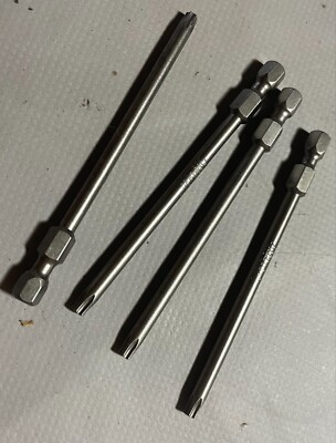 Apex 440-TX-20X 1/4  Torx Hex Insert Bits Driver Size T-20 - Pack of 4
