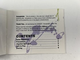 Xenophobe NES Nintendo Manual Only 