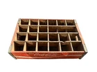 Vintage Coca-Cola Coke Red Wood 24 Bottle Crate Wooden Carrier