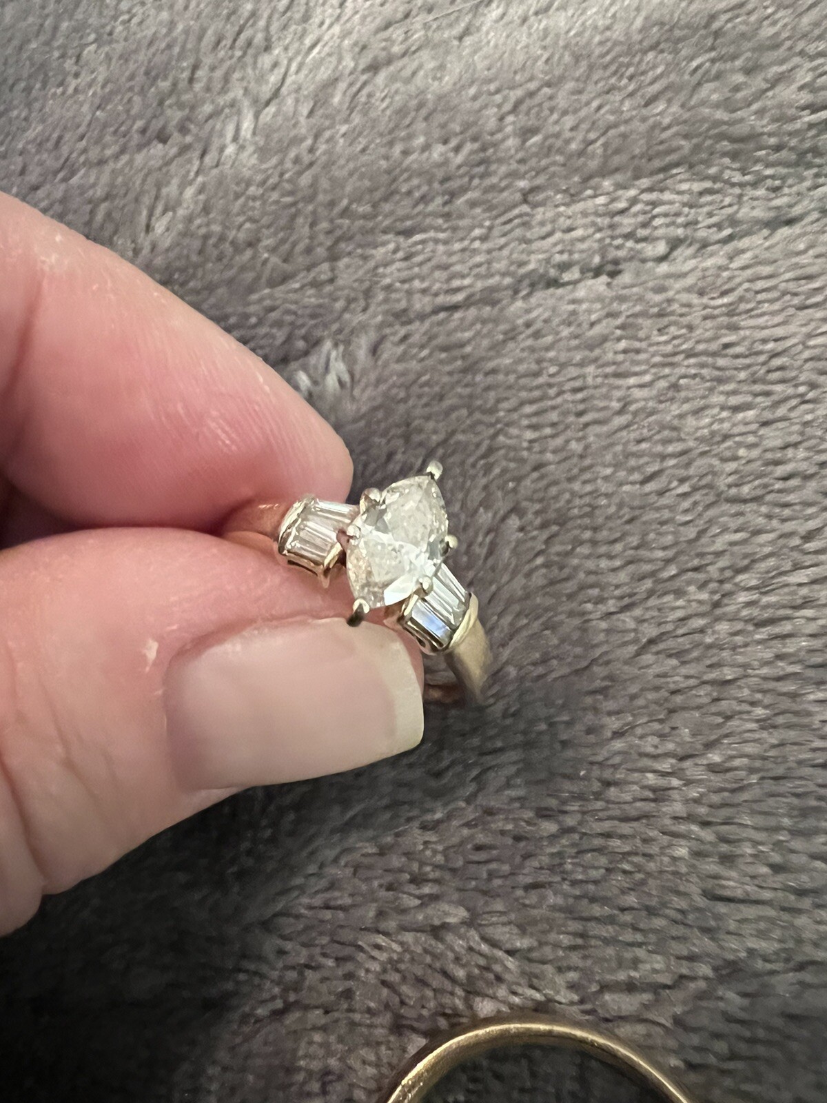 Zales original Wedding Set Men’s/women’s Genuine Diam… Gem