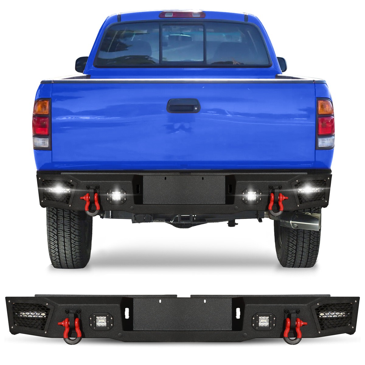2006 Toyota 2000-2006 Toyota Tundra Rear Bumper Face Bar Chrome
