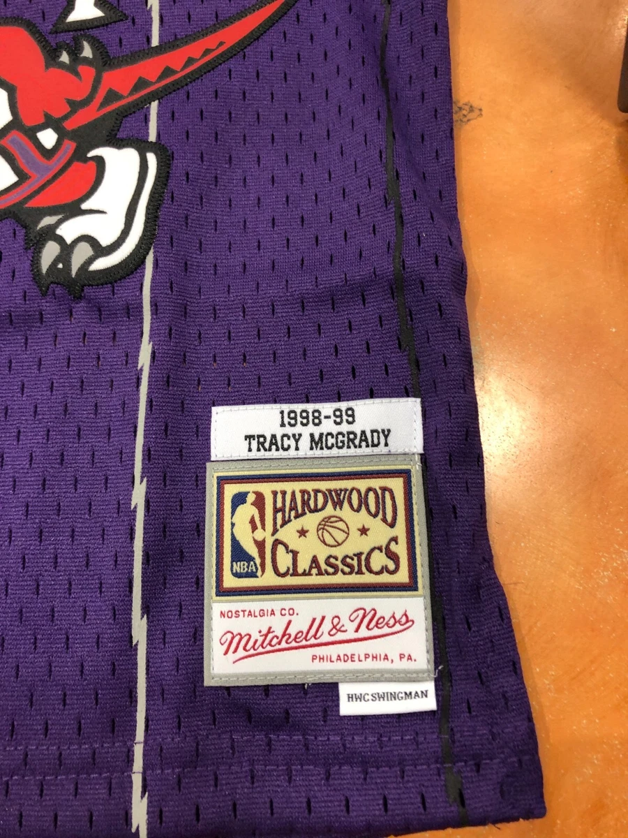 Youth Toronto Raptors Tracy McGrady Mitchell & Ness Purple 1998-99