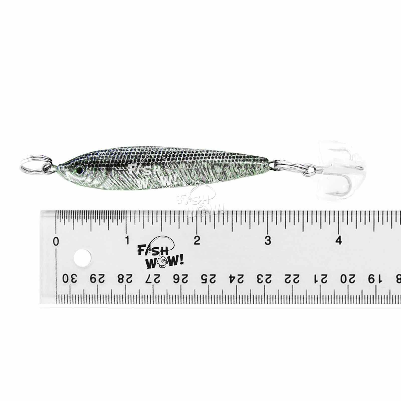 Spoon Lures Fish WOW! Mega Metal Fish Jigs - 1oz Butterfly Vertical Jigging