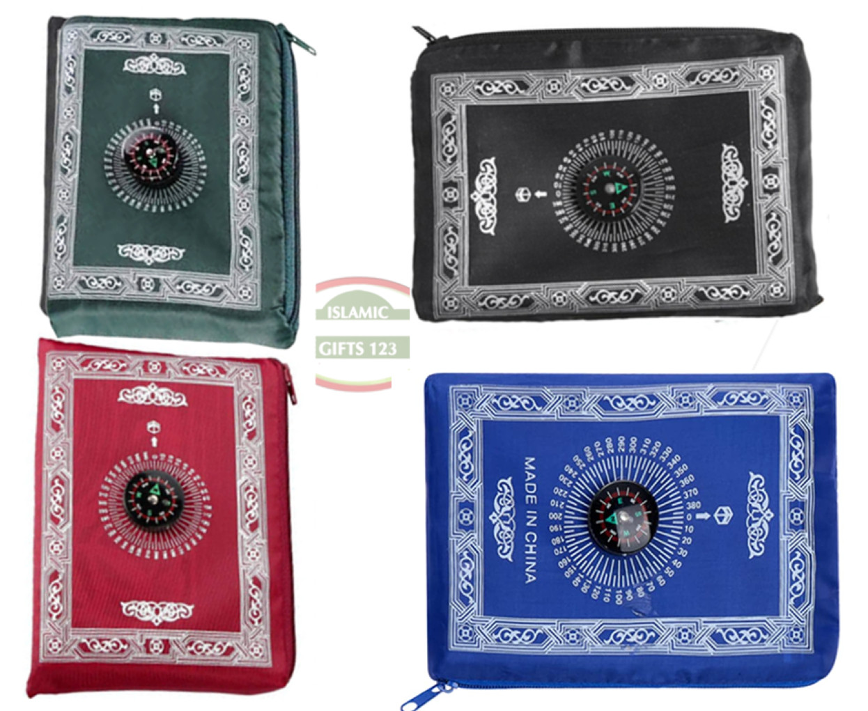 Pocket prayer mat[4 pcs] islamic prayer rug islamic favor ramadan gift eid gift