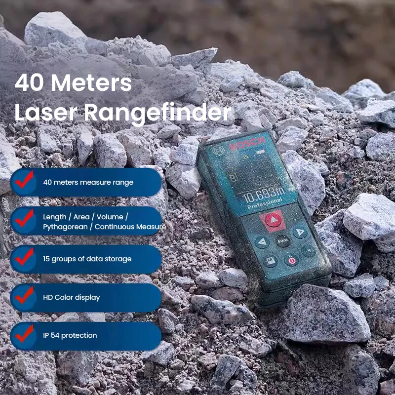 Bosch Glm400 Laser Rangefinder House Decoration Professional Measurement Tool - Image 2 of 4