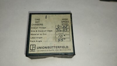 1/4 -28 THREAD CHASER - Litton - UNION/BUTTERFIELD -  READ DESCRIPTION!  #1