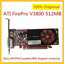 ATI FirePro V3800 512MB GDDR3 PCIE Video Card FIREPRO V3800 512MB DP-DVI