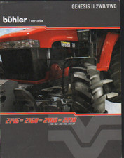 Buhler Versatile "Genesis II" 2WD/FWD Tractor Brochure Leaflet