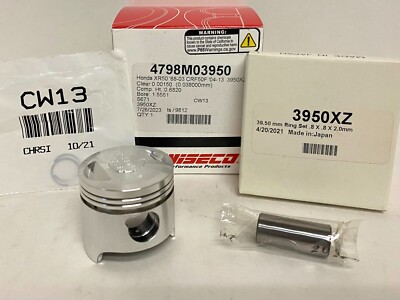WISECO 4798M03950 Schmiedekolben 4798P2 Für Honda Z50R XR50 CRF50F .50mm Übermaß