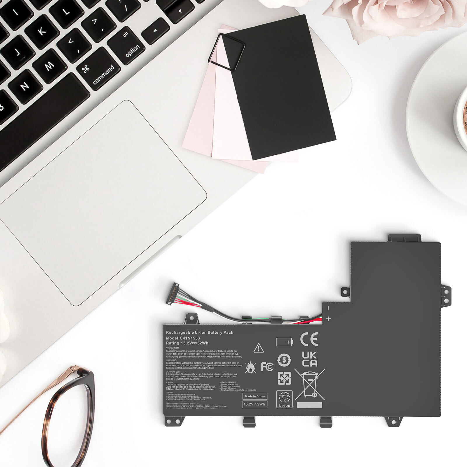 DC In Power Jack For ASUS Q534U Q534UX Q534UX-BBI7T16 Charging - Foto 8