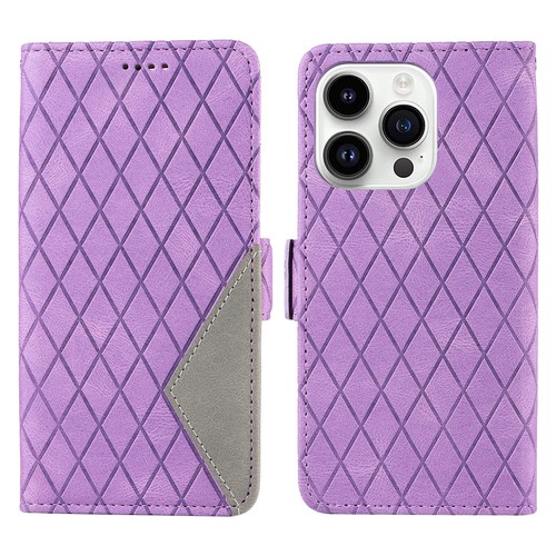 Spliced PU Leather Case For iPhone 16 15 14 13 12 11 Pro Max 8 Flip Wallet Cover - Picture 4 of 48