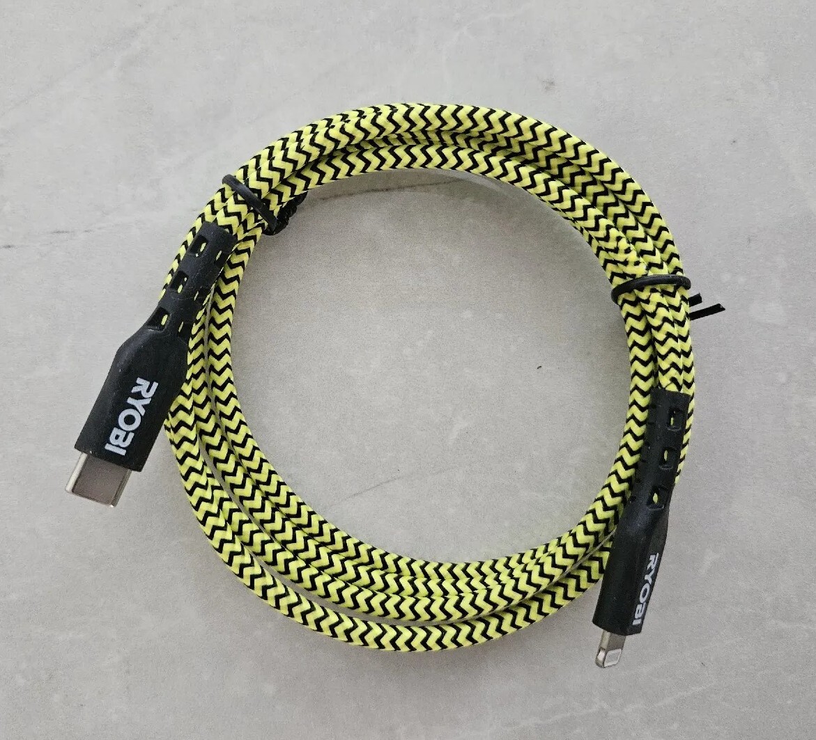 USB C to Lightning Cable Fast Charging Green 4ft MFi Certified For iPhone-image