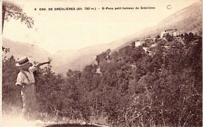 CPA GREOLIERES - ca. - St-Pons kleiner Weiler von GREOLIERES (639453)